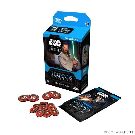 Obrázek SWU 05: Legends of the Force Booster - Spotlight Deck -Qui-Gon Jinn