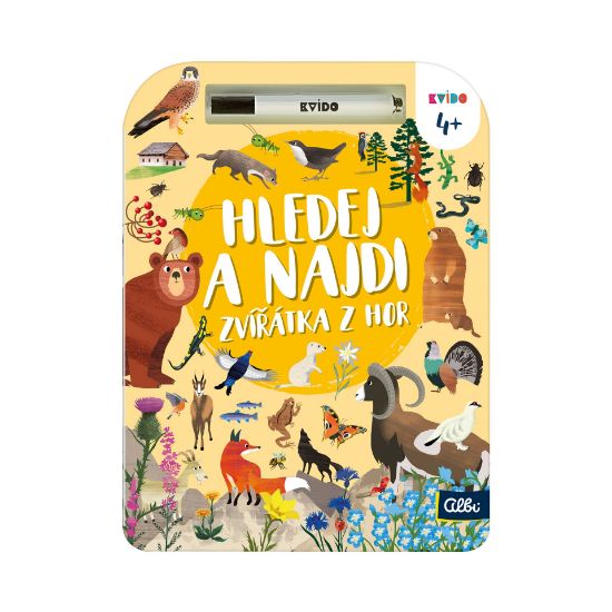Obrázek Kvído - Hledej a najdi: Zvířátka z hor