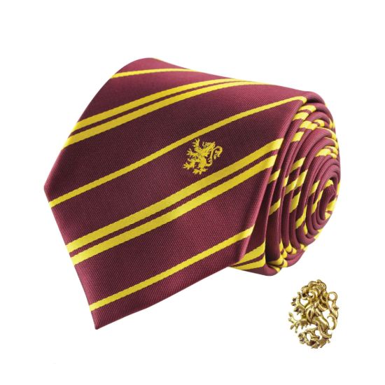 Obrázek Kravata Harry Potter s odznakem - Nebelvír