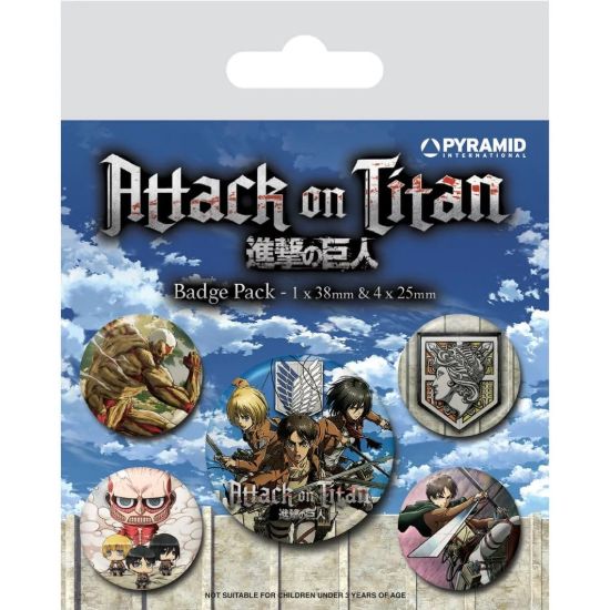 Obrázek Sada placek Attack on Titan S3
