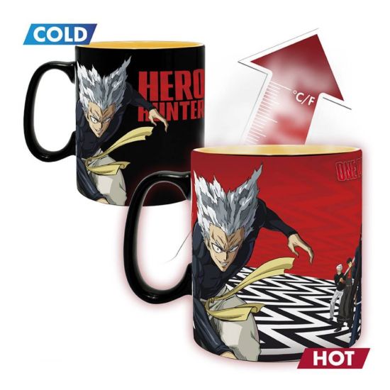 Obrázek Hrnek One Punch Man - Saitama & Garou, měnící se