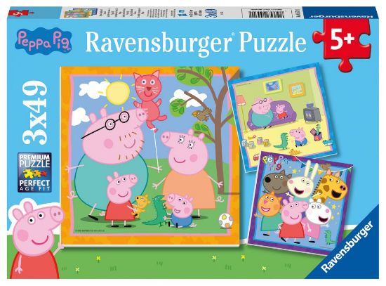 Obrázek Prasátko Peppa 3x49 dílků