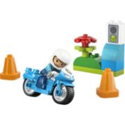 Obrázek Modrá policejní motorka