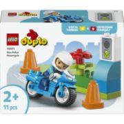 Obrázek Modrá policejní motorka