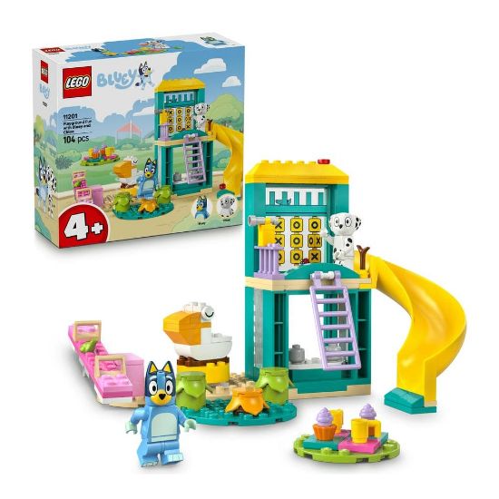 Obrázek Bluey, Chloe a zábava na hřišti