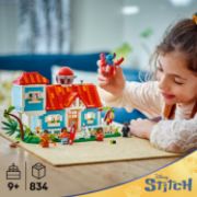 Obrázek Lilo a Stitch a domek na pláži