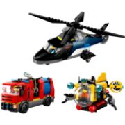 Obrázek Remix: Helikoptéra, hasičský vůz a ponorka