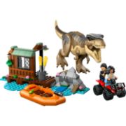 Obrázek T-rex a útěk po řece