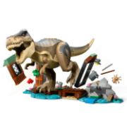 Obrázek T-rex a útěk po řece