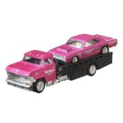 Obrázek Hot Wheels tahač a závodní angličák asst