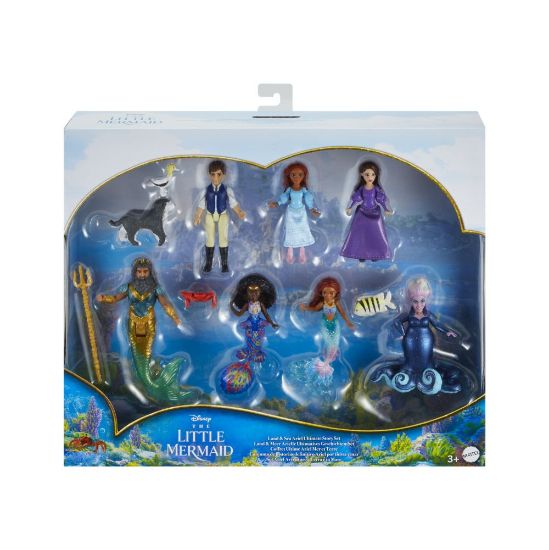 Obrázek The Little Mermaid sada malých panenek a kamarádů ze země a moře