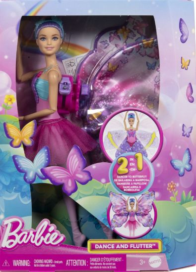 Obrázek Barbie tanečnice s motýlími křídly