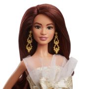 Obrázek Barbie Vánoční panenka hnědovláska 2025