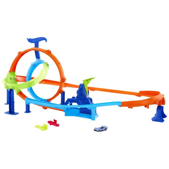 Obrázek Hot Wheels STUNT TRACKS RAPID LAUNCH CYCLONE