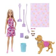 Obrázek Barbie panenka s pejskem na procházce