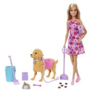 Obrázek Barbie panenka s pejskem na procházce