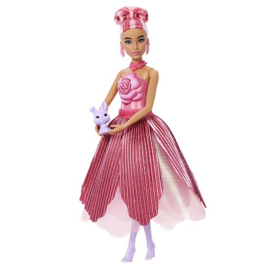 Obrázek Barbie PETAL POP květinové překvapení - červená růže