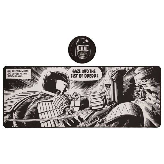 Obrázek Podložka pod myš a klávesnici Judge Dredd + podtácek