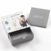 Obrázek Stříbrný náhrdelník Harry Potter - Nástupiště 9 a 3/4 s krystaly (Ag 925)