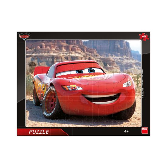 Obrázek Puzzle Cars: Blesk Mc Queen 40 dílků deskové