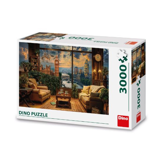 Obrázek Puzzle Malovaný Londýn 3000 dílků