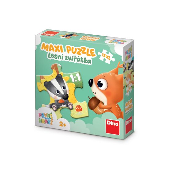 Obrázek První hraní: Lesní zvířátka 15 maxi Puzzle
