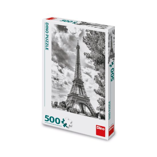 Obrázek Puzzle Černobílá Eiffelova věž 500 dílků