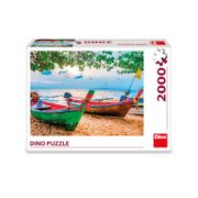 Obrázek Puzzle Rybářské loďky 2000 dílků