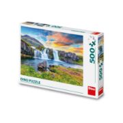 Obrázek Puzzle Islandský vodopád 500 dílků