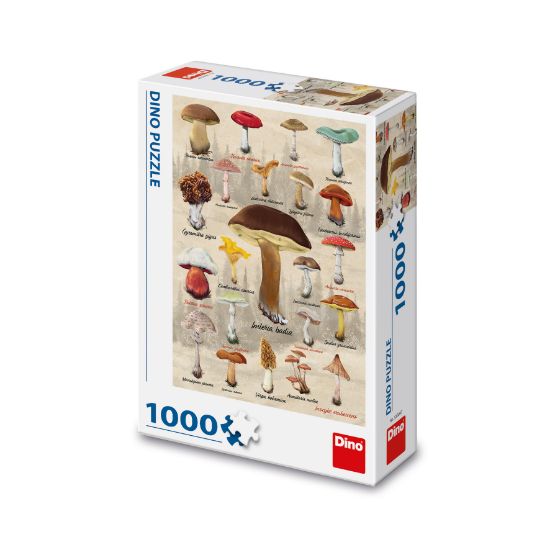 Obrázek Puzzle Houby koláž 1000 dílků
