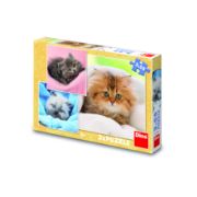 Obrázek Puzzle Roztomilá koťátka 3x55 dílků