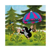 Obrázek Puzzle Krteček a paraplíčko 3x55 dílků