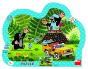 Obrázek Puzzle Krtek se žlutým autem 25 dílků deskové