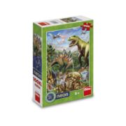 Obrázek Puzzle Svítící svět dinosaurů 100 xl dílků neon