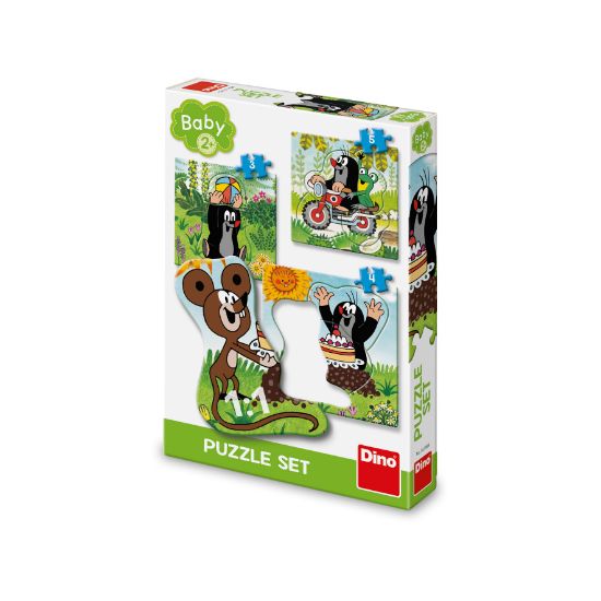 Obrázek Puzzle Krtek na louce baby 3–5 dílků baby