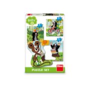 Obrázek Puzzle Krtek na louce baby 3–5 dílků baby
