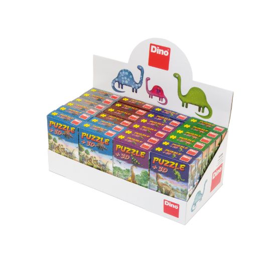 Obrázek Puzzle Dinosauři + figurka 60 dílků