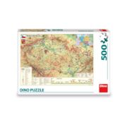 Obrázek Puzzle Mapa České republiky 500 dílků