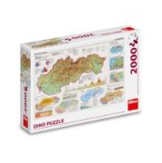 Obrázek Puzzle Mapa Slovenska 2000 dílků