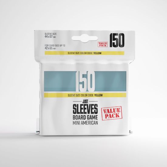 Obrázek Gamegenic: Just Sleeves - Mini American Value Pack (150)