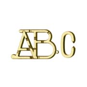 Obrázek Mini Huzzle Cast - ABC gold