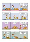 Obrázek Garfield -66- Garfield se popadá za břicho