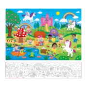 Obrázek Velké podlahové puzzle - Víly a jednorožci