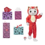 Obrázek Barbie CUTIE REVEAL Barbie v kostýmu -  kotě v červeném kostýmu Pandy 