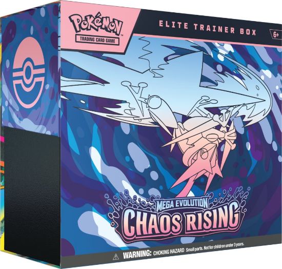 Obrázek POKÉMON TCG: MEGA EVOLUTION - CHAOS RISING - ELITE TRAINER BOX - poškozené