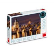 Obrázek Puzzle Noční Karlův most 1000 dílků neon