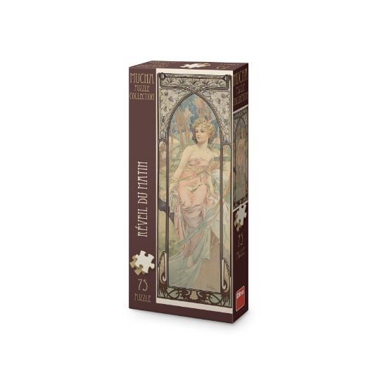 Obrázek Alfons Mucha – Probuzení rána 75 panoramic Puzzle