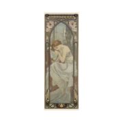 Obrázek Alfons Mucha – Odpočinek noci 75 panoramic Puzzl