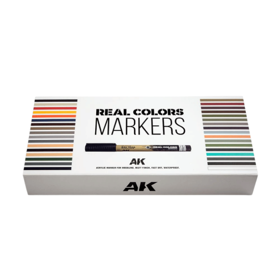 Obrázek AK Interactive: Real Color Markers - 34 barev