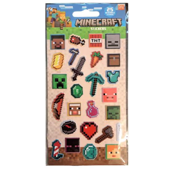 Obrázek Samolepky Minecraft - pěnové (25 ks)